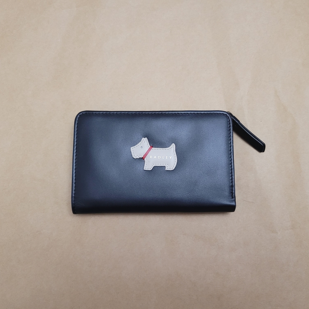 Radley Black Wallet with Dog Logo - Picture 4 of 12